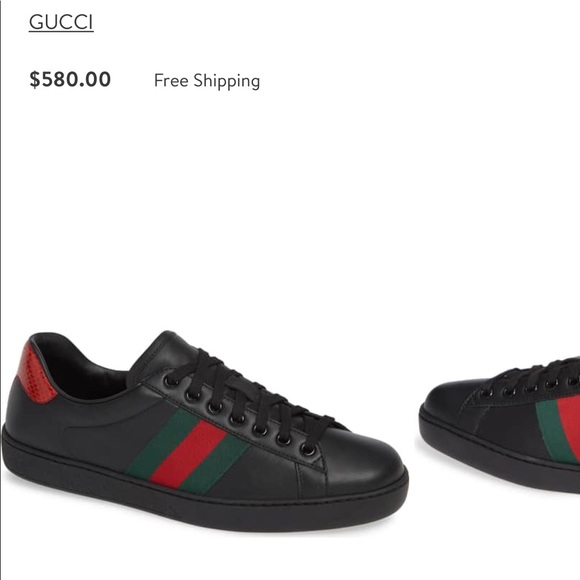 ❤️SOLD ❤️Authentic Gucci Men’s Black Sneakers - Picture 8 of 8